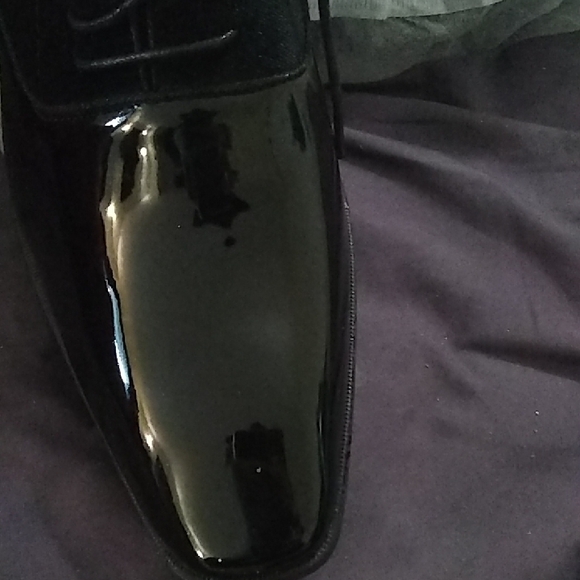 Bees #4 Sleek, Black Shiny!! Size 11 Real Leather And A Pinch Of Suede Stingers main image 5